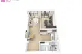 2 room apartment 43 m² Prienai, Lithuania