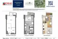 Квартира 1 комната 30 м² Минск, Беларусь