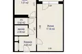 1 room apartment 34 m² Minsk, Belarus