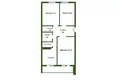 3 room apartment 63 m² Lida, Belarus