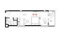 Kawalerka 1 pokój 42 m² Batumi, Gruzja