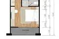 Studio 1 zimmer 28 m² Karon, Thailand