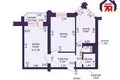 Wohnung 2 zimmer 54 m² Sluzk, Belarus