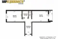 Wohnung 1 zimmer 52 m² Dsjarschynsk, Belarus