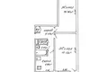 Mieszkanie 2 pokoi 47 m² Mińsk, Białoruś