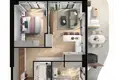 1 room apartment 99 m² Batumi, Georgia