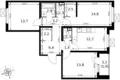 3 room apartment 78 m² Leninsky District, Russia