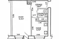 Apartamento 1 habitación 30 m² Slutsk, Belarús