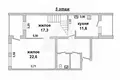 Apartamento 4 habitaciones 119 m² Muchaviecki sielski Saviet, Belarús