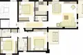 Kondominium 3 Schlafzimmer 86 m² Boreti, Montenegro