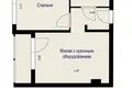 1 room apartment 33 m² Minsk, Belarus