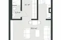 Apartamento 1 habitación 30 m² Riga, Letonia