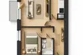 1 bedroom apartment 48 m² Warsaw, Poland