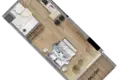 Kawalerka 50 m² Dubaj, Emiraty Arabskie