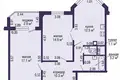 Appartement 2 chambres 61 m² Pryluki, Bélarus