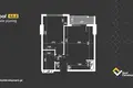 Mieszkanie 2 pokoi 47 m² Tbilisi, Gruzja
