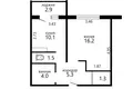 1 bedroom apartment 41 m² Kopishche, Belarus