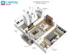 Appartement 2 chambres 46 m² Vilnius, Lituanie