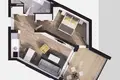 Квартира 1 спальня 59 м² Бечичи, Черногория