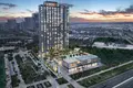 Residential complex New Hyde Residences with swimming pools and wellness centers close to the shopping mall, Dubai Hills, Dubai, UAE