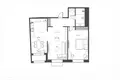 Apartamento 1 habitacion 74 m² Moscú, Rusia