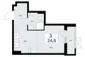 Квартира 1 комната 25 м² район Коммунарка, Россия