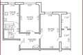 2 room apartment 51 m² Minsk, Belarus