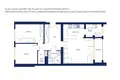 3 room apartment 64 m² in Warsaw, Poland