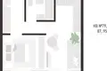 2 room apartment 34 m² Kopishche, Belarus