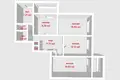 Квартира 4 комнаты 71 м² Минск, Беларусь