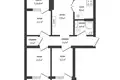 Apartamento 4 habitaciones 81 m² Baránavichi, Belarús