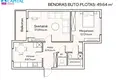 2 room apartment 50 m² Kaunas, Lithuania