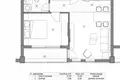 1 bedroom apartment 42 m² Budva, Montenegro