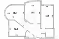Mieszkanie 3 pokoi 81 m² Muchaviecki sielski Saviet, Białoruś