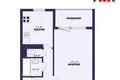 1 room apartment 35 m² Minsk, Belarus