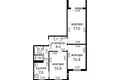 3 bedroom apartment 63 m² Minsk, Belarus
