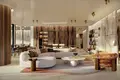 Kompleks mieszkalny New residence Eywa with swimming pools, lounge areas and waterfalls on the bank of the canal, Business Bay, Dubai, UAE