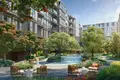 Residential complex New residence with a swimming pool, a fitness centre and a co-working space, Bangkok, Thailand