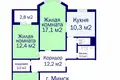 Apartamento 3 habitaciones 79 m² Minsk, Belarús