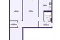 Квартира 3 комнаты 59 м² Солигорск, Беларусь