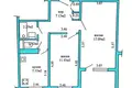 2 room apartment 51 m² Minsk, Belarus