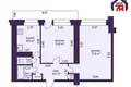 2 room apartment 52 m² Minsk, Belarus