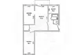 Mieszkanie 3 pokoi 57 m² Małoryta, Białoruś
