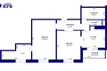 Wohnung 3 zimmer 68 m² Kopishche, Belarus