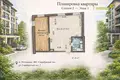 Квартира 3 комнаты 61 м² Колодищанский сельский Совет, Беларусь