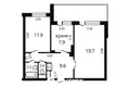 Квартира 2 комнаты 56 м² Минск, Беларусь
