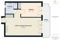 2 room apartment 51 m² Warsaw, Poland