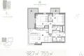 3 room apartment 93 m² Riga, Latvia