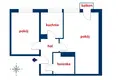 2 room apartment 38 m² Warsaw, Poland