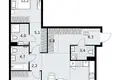 Appartement 3 chambres 88 m² Kommunarka, Russie